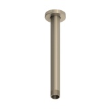 Product Cut out image of the Abacus Emotion Brushed Nickel Round 250mm Fixed Ceiling Shower Arm